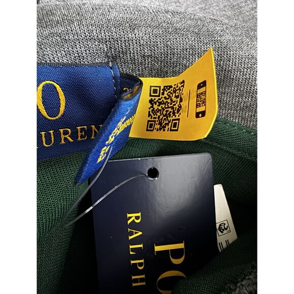 New Polo Ralph Lauren Color-Blocked Double Knit Hoodie Mens 2XB Big & Tall NWT - Picture 11 of 14